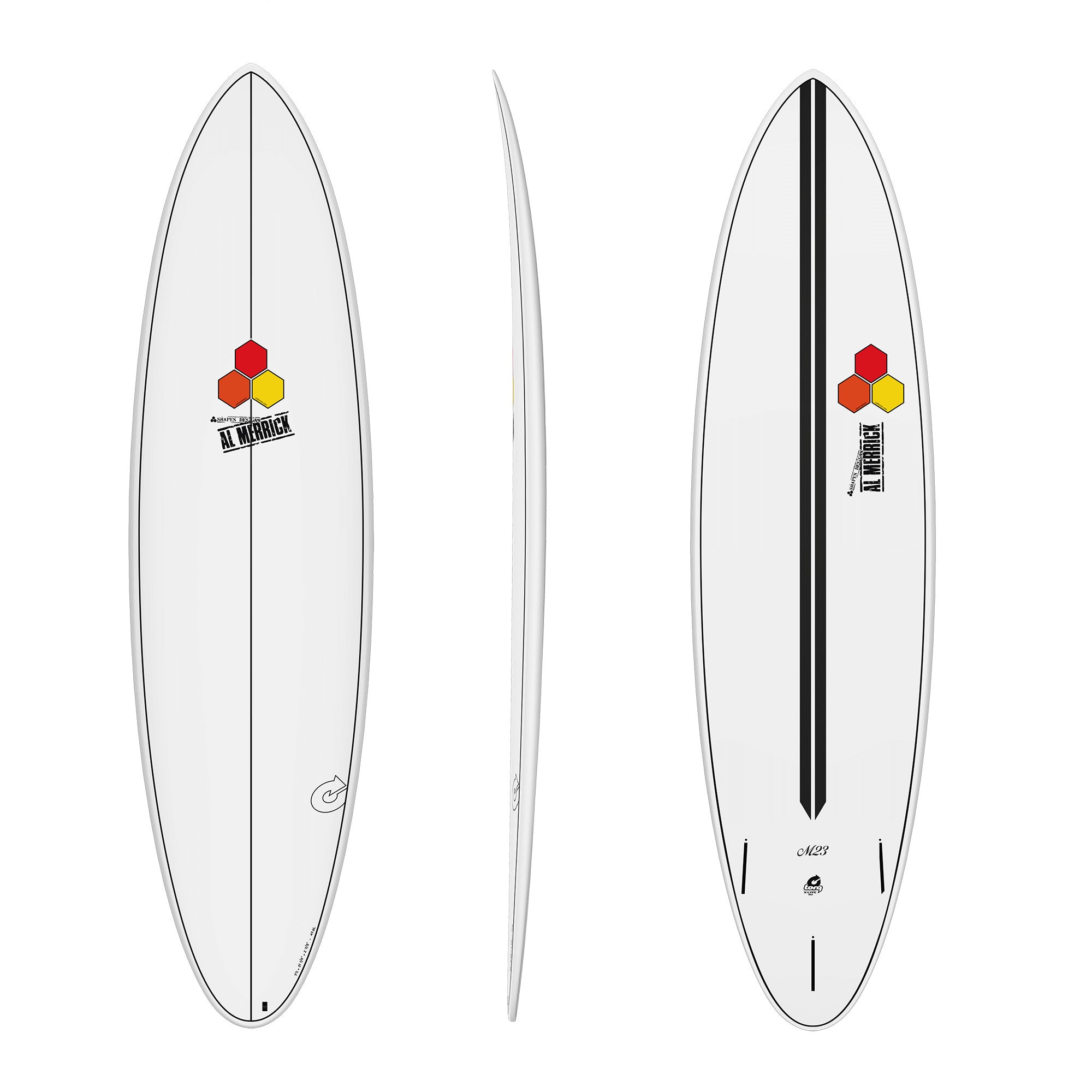 Torq Surfboards CI M23 GraphiteRails/Pinline 7ft4in