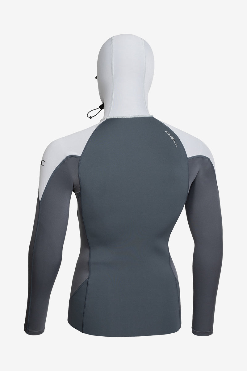 O'Neill Thinskins Neo-Skins LS Hooded Lycra Graph/Graph/CoolGrey M