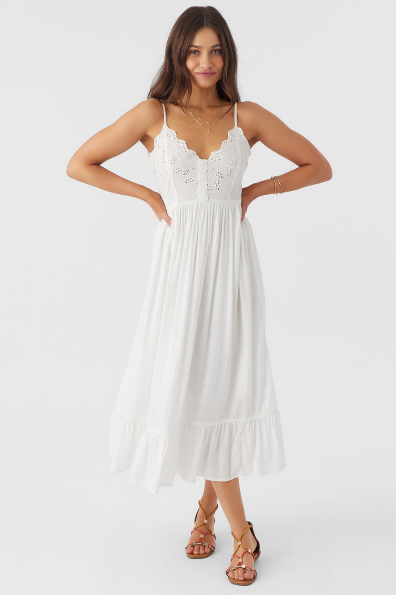 O'neill Shiba MIDI Dress WHT M