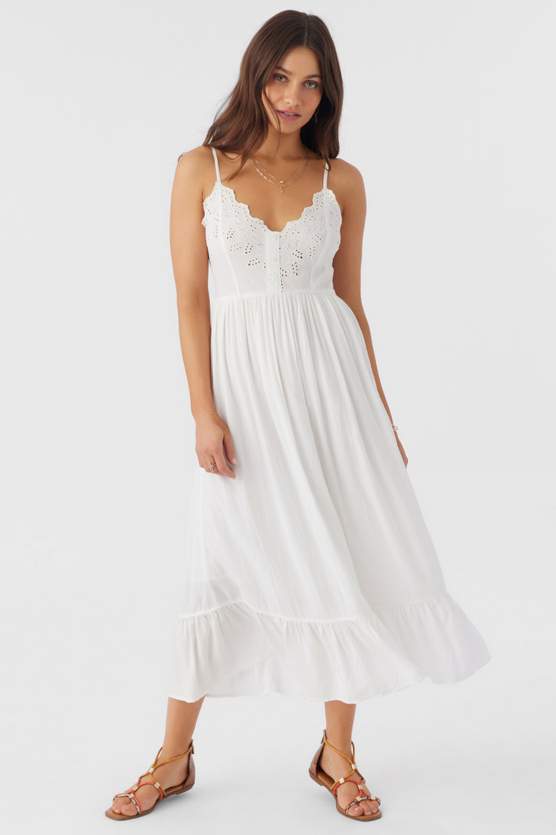 O'neill Shiba MIDI Dress WHT M