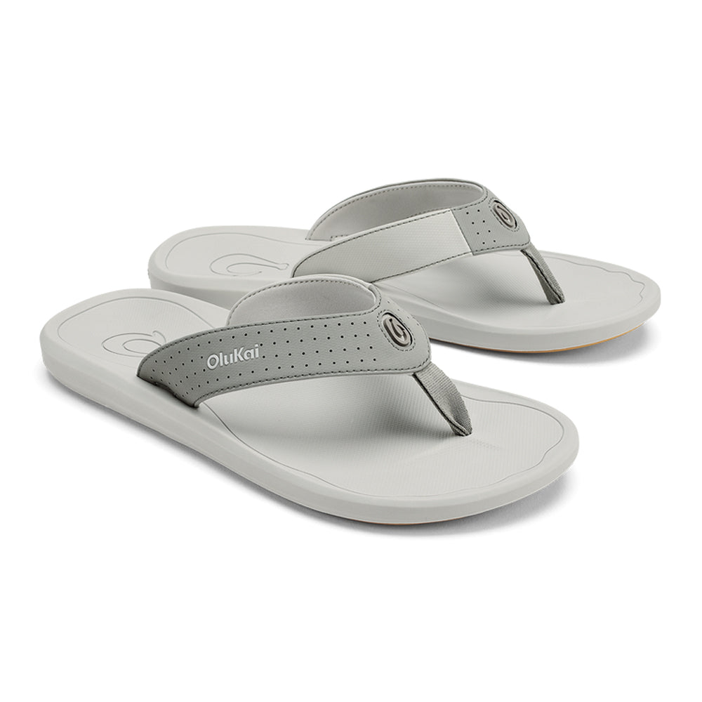 Olukai Ki i Mens Sandal AU6L-Ash-Sterling 14