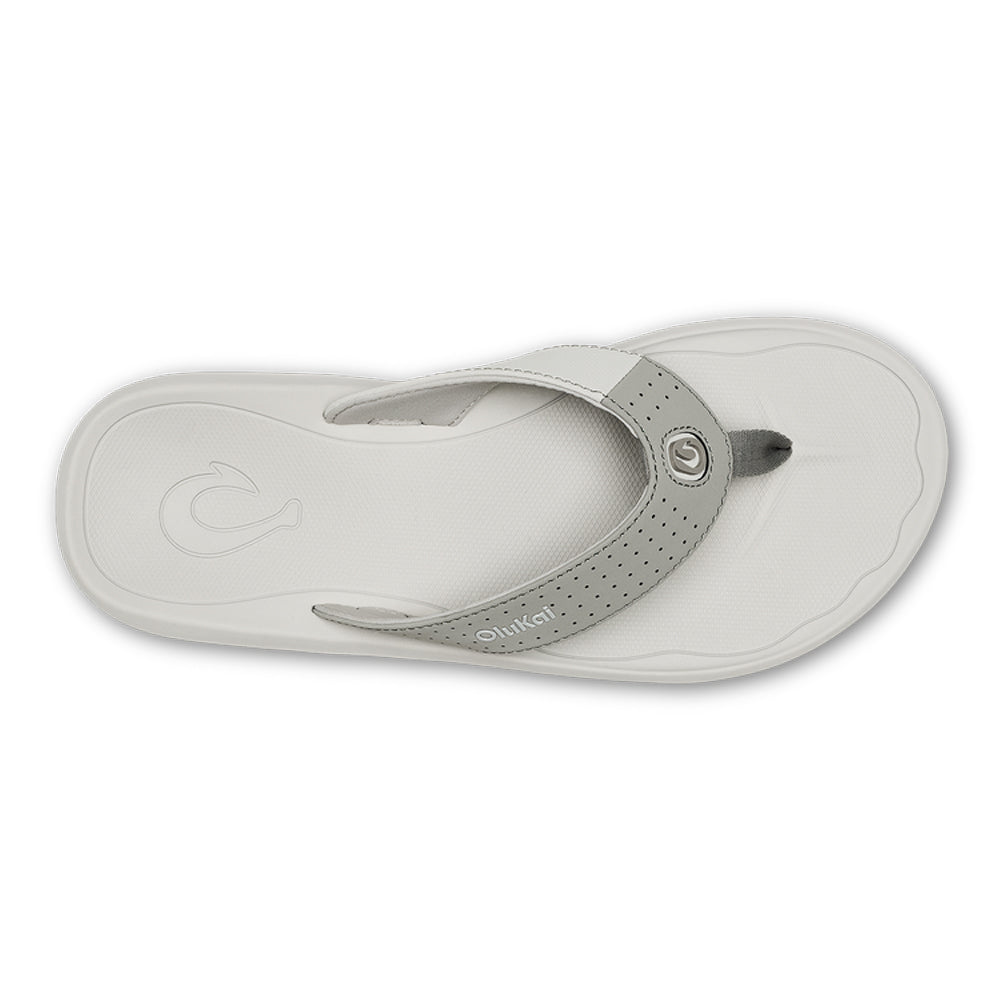 Olukai Ki i Mens Sandal AU6L-Ash-Sterling 12
