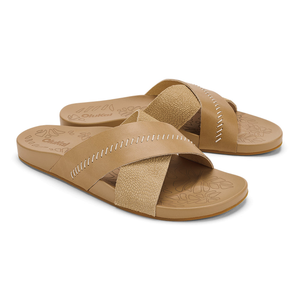 Olukai Kipe a Olu Womens Sandal WVWV-Warm Sand-Warm Sand 8