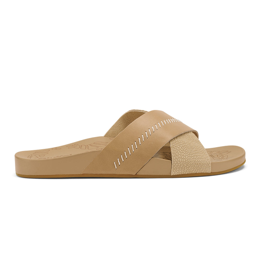Olukai Kipe a Olu Womens Sandal WVWV-Warm Sand-Warm Sand 6