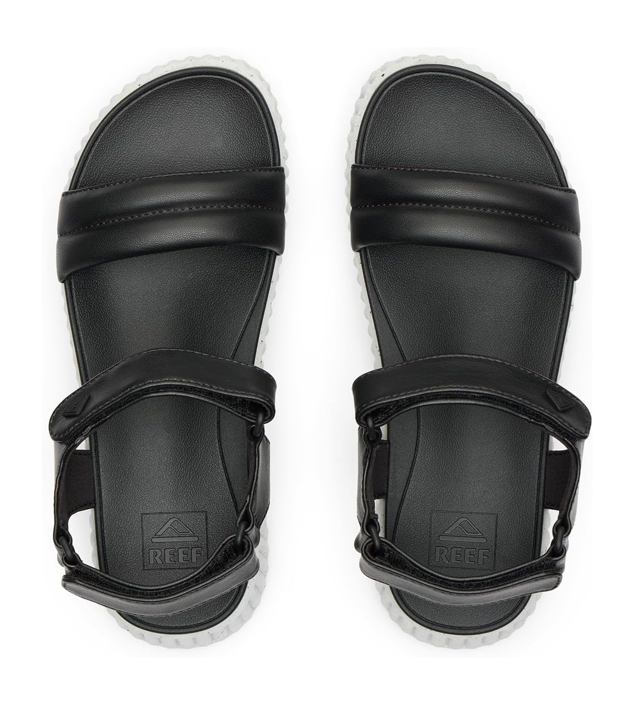 Reef Vista Higher Raya Womens Sandal Black-White 8