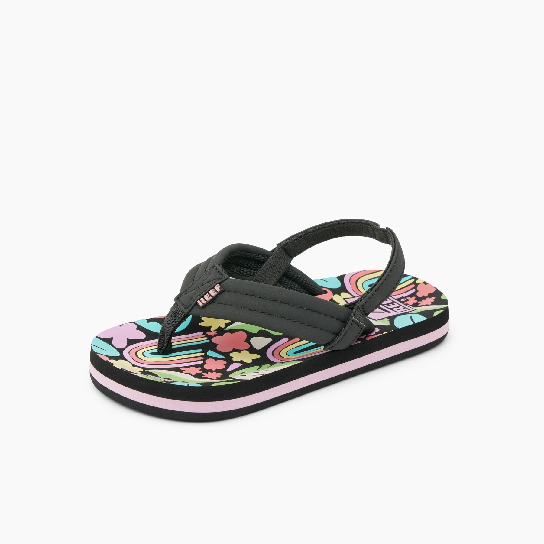 Reef Little Ahi Girls Sandal Tropical Rainbow 4 C