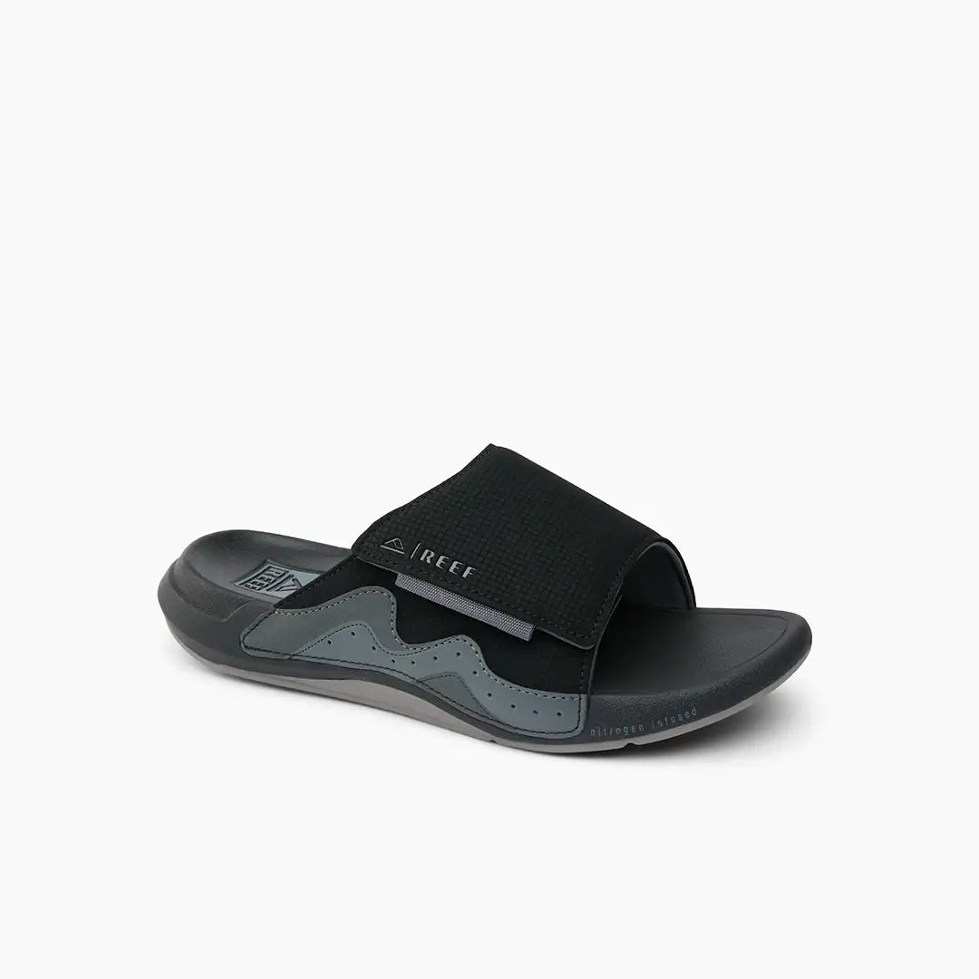Reef Cruiser Slide Mens Sandal Black-Grey 11