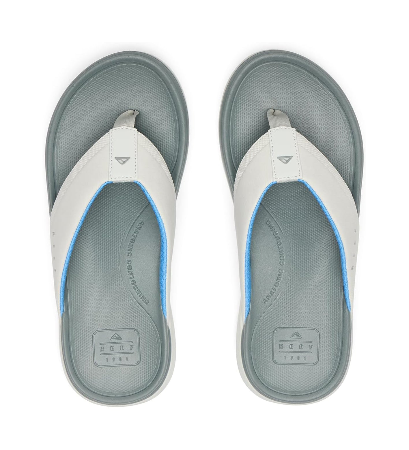 Reef Cushion Norte Mens Sandal Grey-Grey-Blue 8