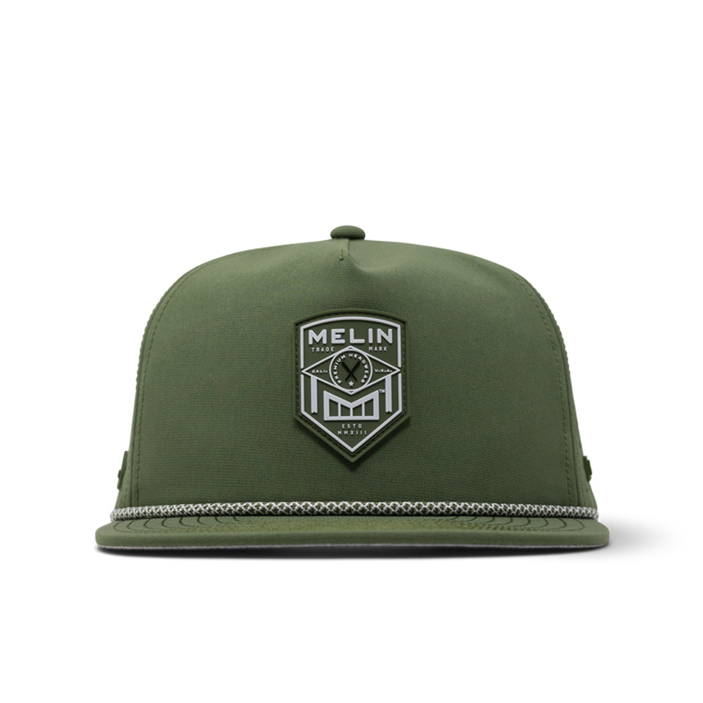 Melin Hydro Coronado Shield Hat Olive OS