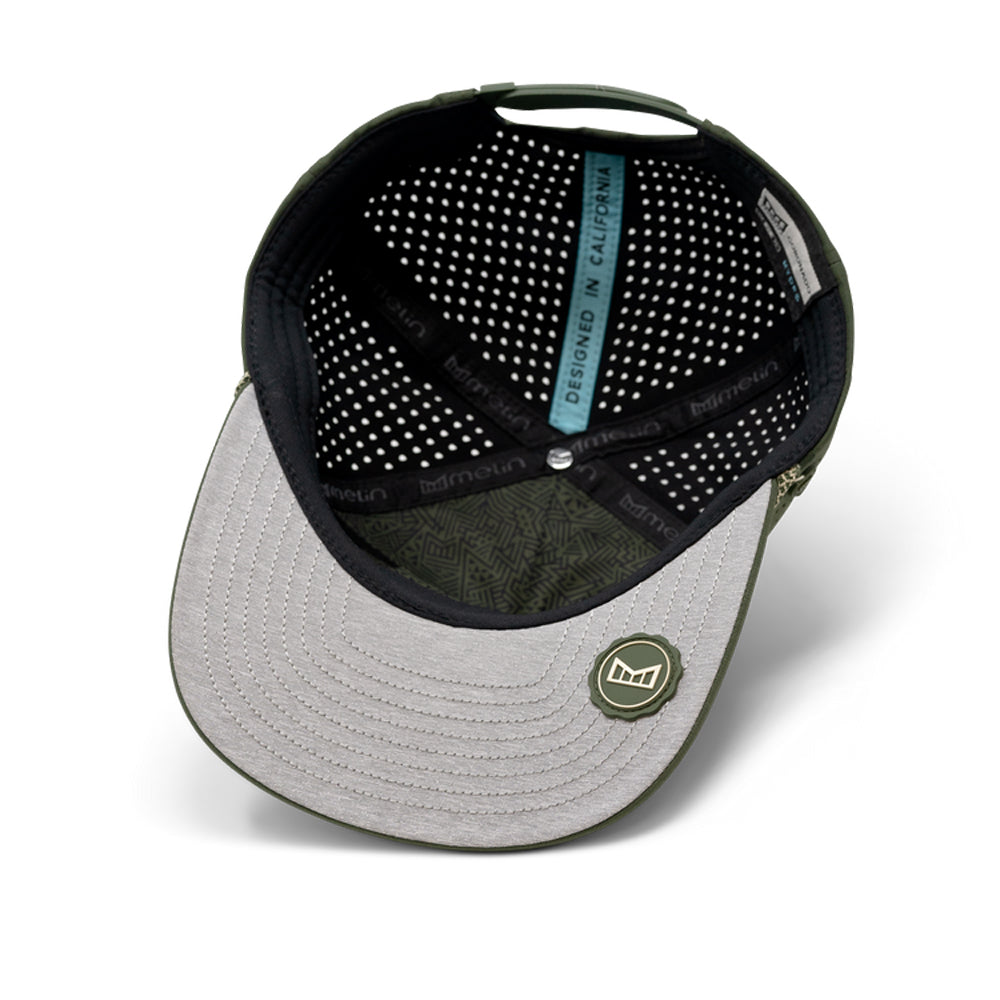 Melin Hydro Coronado Shield Hat Olive OS