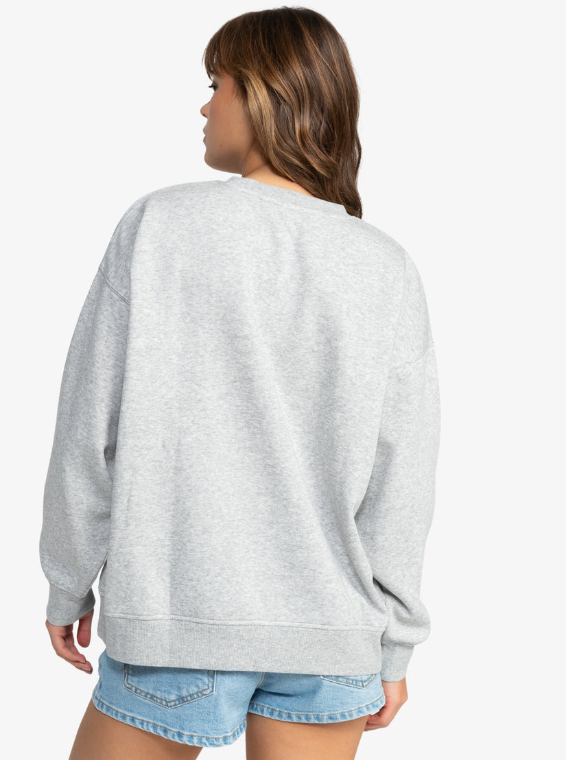 Roxy Morning Hike Crop Sweatshirt SGRH L