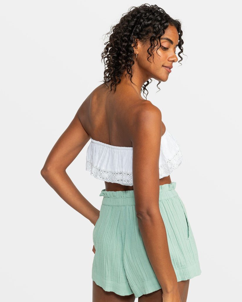 Roxy Golden Tropic Vibes Tube Top WBK0 L