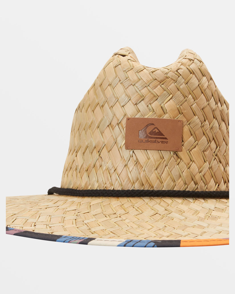 Quiksilver Pierside Print Straw Hat PMR0 L/XL