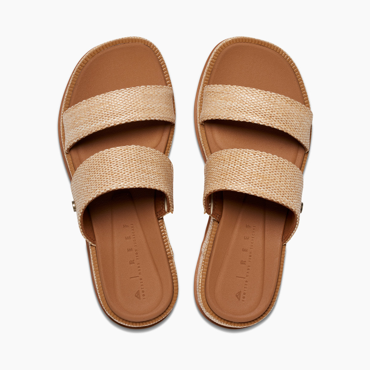 Reef Lofty Lux Hi Womens Sandal Tan Raffia 8