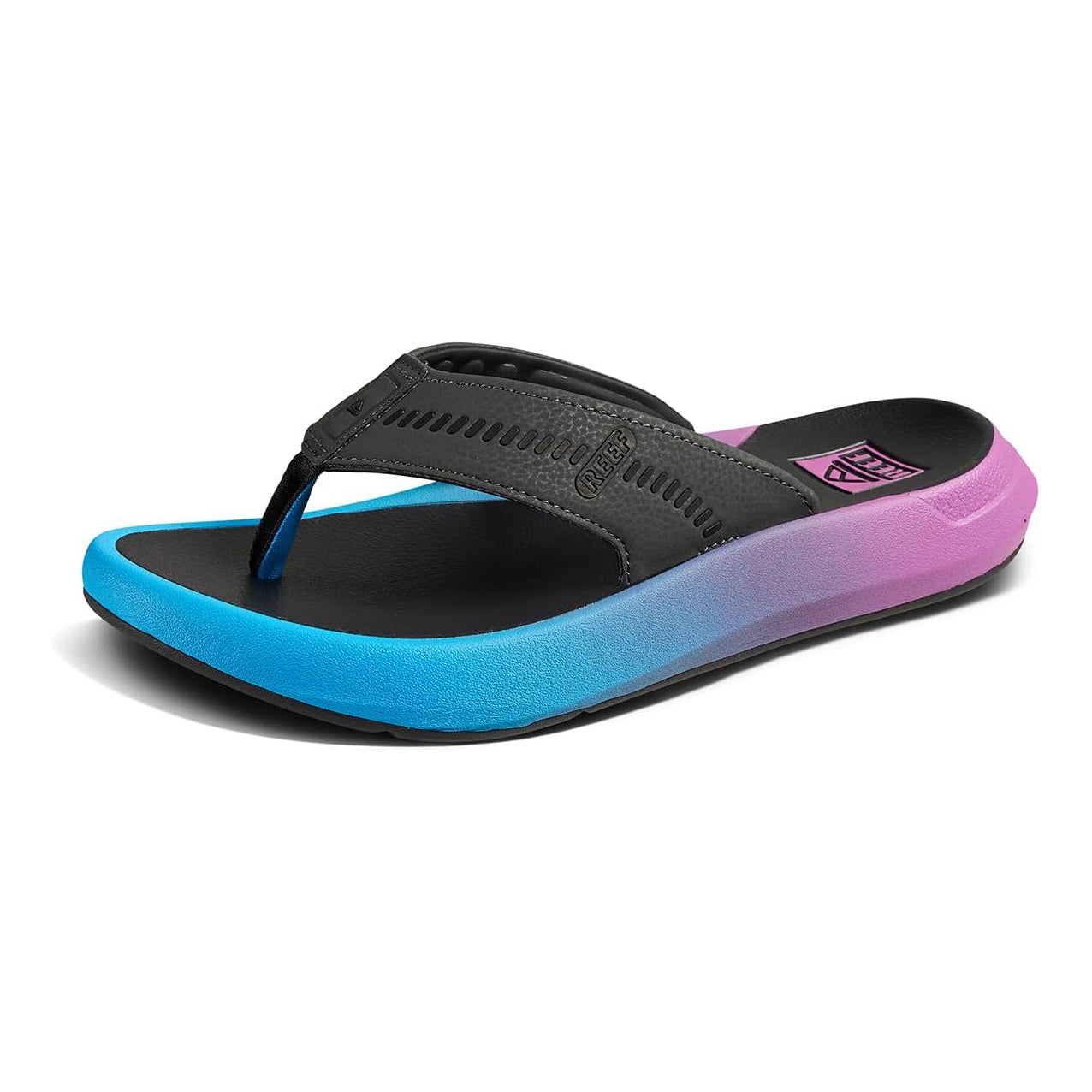 Reef Cruiser Mens Sandal Grey-Purple-Blue 10