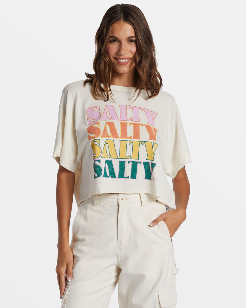 Roxy Salty Stack Tee WBS0 L