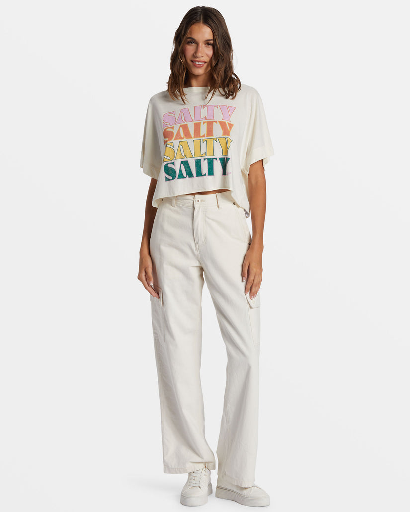 Roxy Salty Stack Tee WBS0 L
