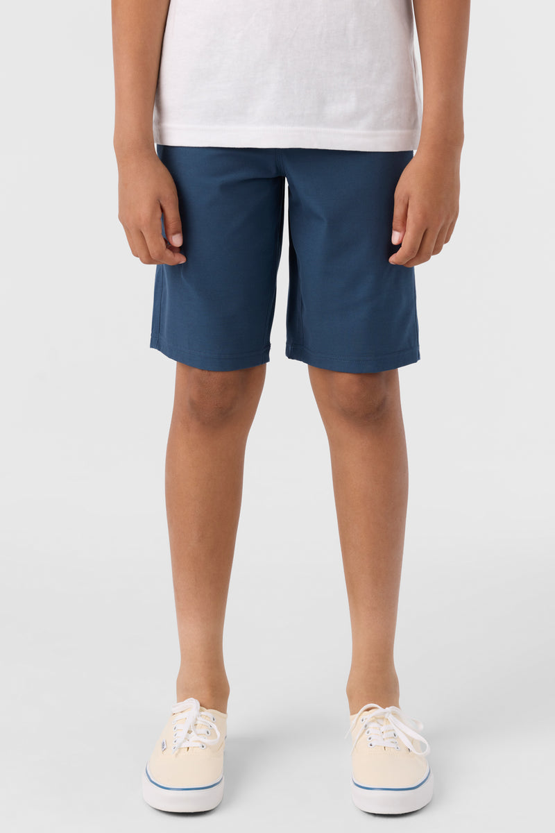 O'Neill Boys Reserve Light Check Shorts NVY 23
