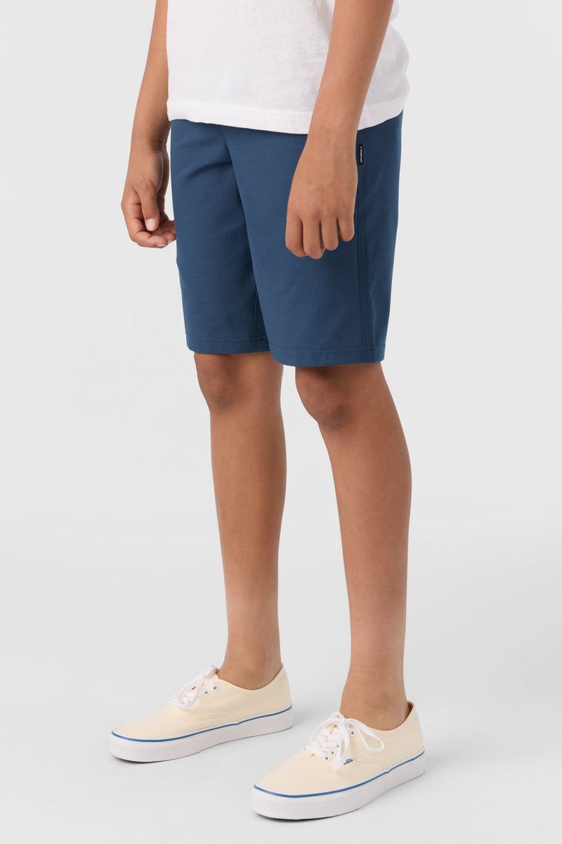 O'Neill Boys Reserve Light Check Shorts NVY 23