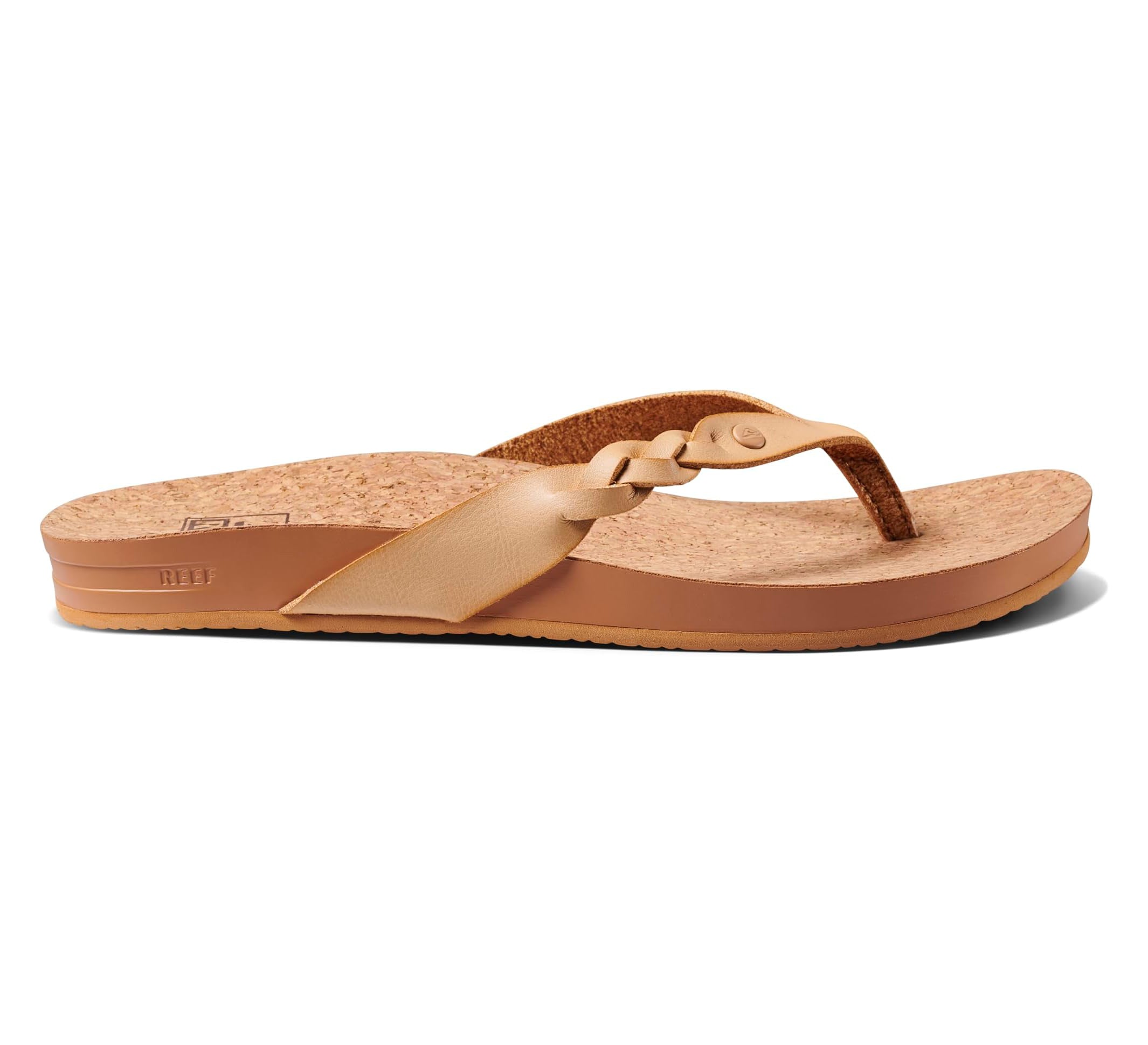 Reef Cushion Court Twist Womens Sandal Seashell 10