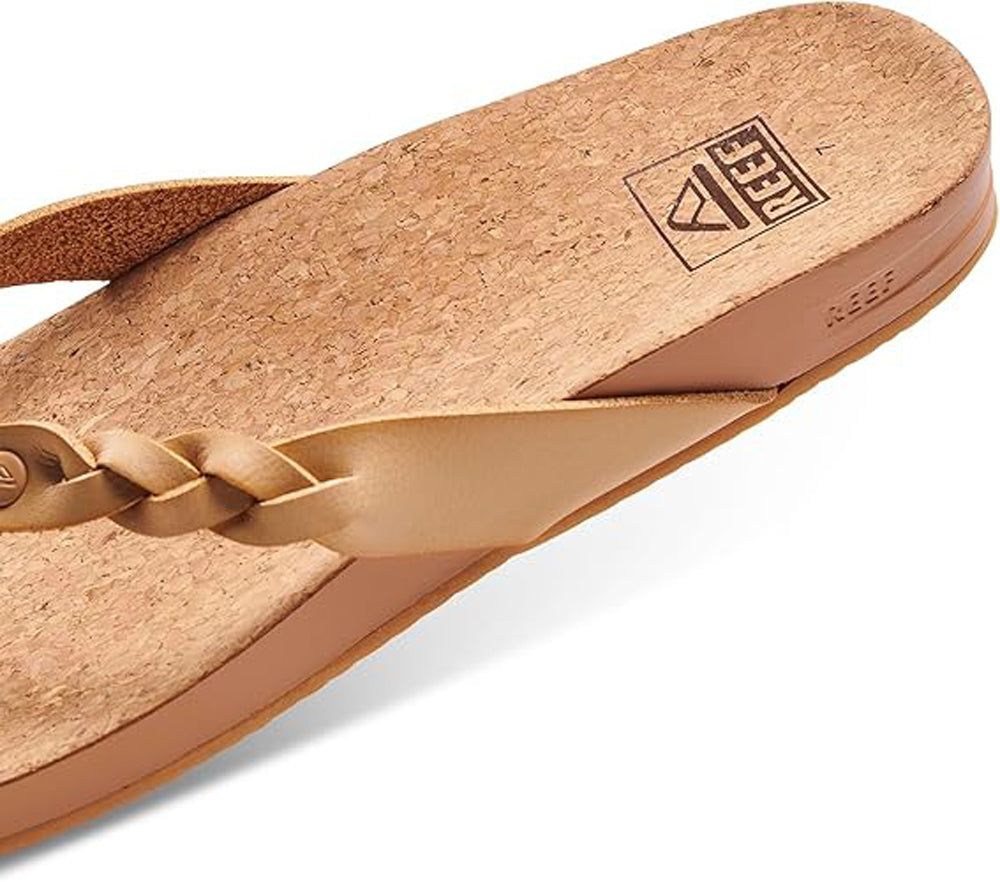 Reef Cushion Court Twist Womens Sandal Seashell 10