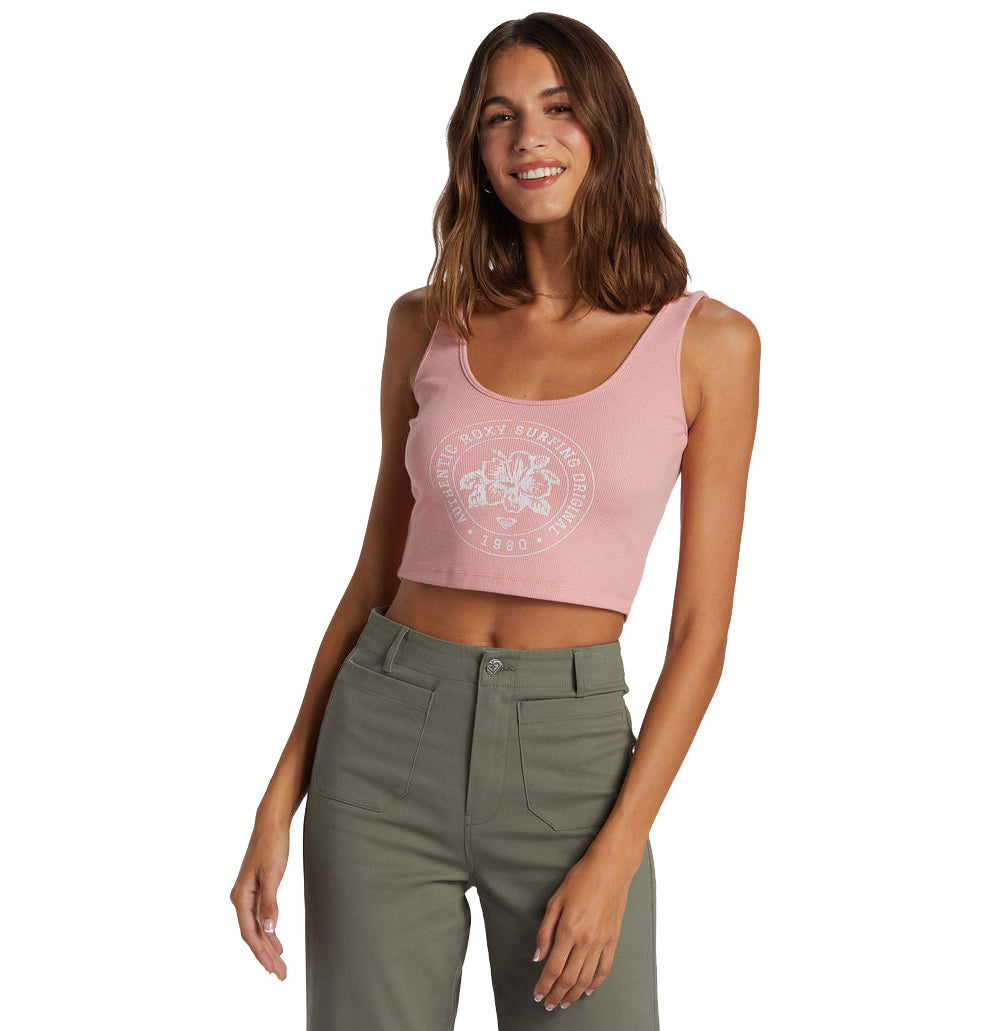 Roxy Surfing Original Cropped Tank MFE0 L