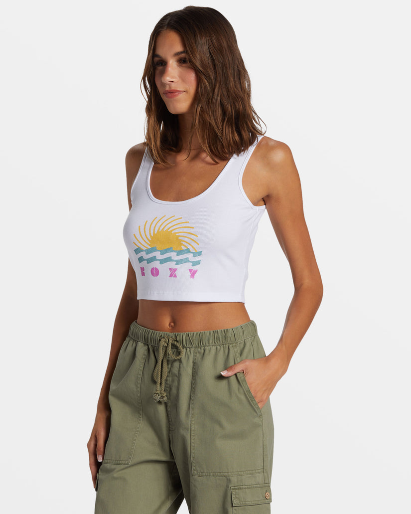 Simple Surf Dive In Cropped Tank WBS0 S