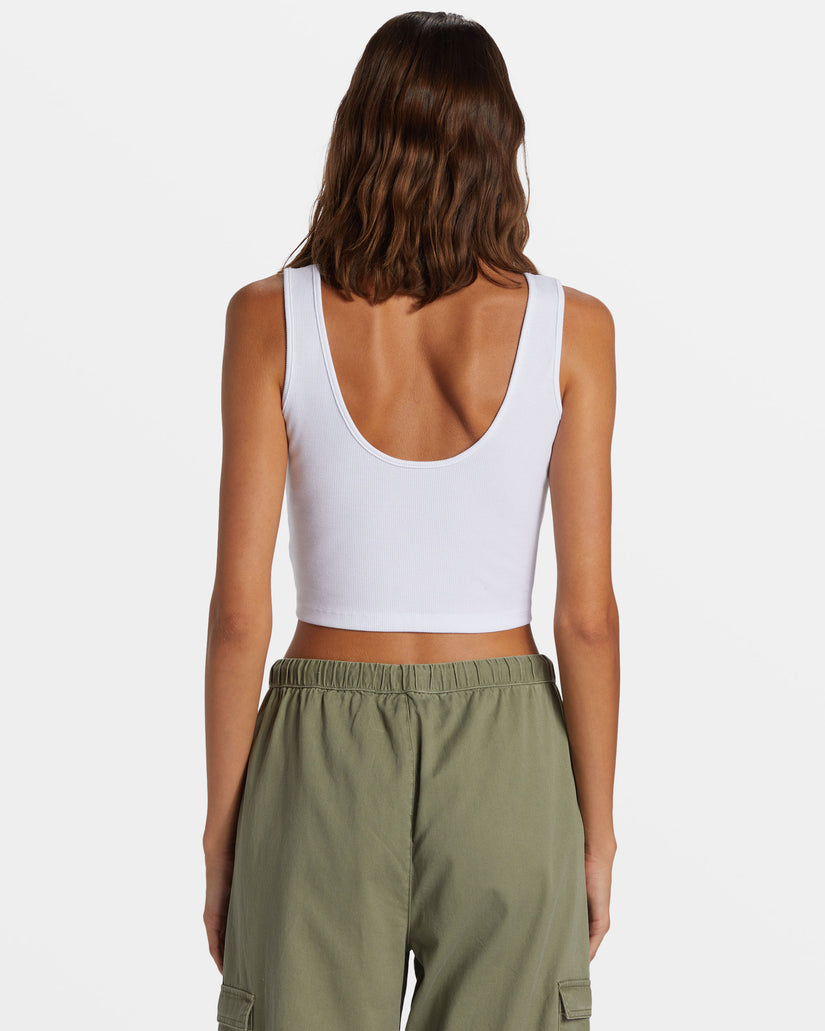 Simple Surf Dive In Cropped Tank WBS0 M