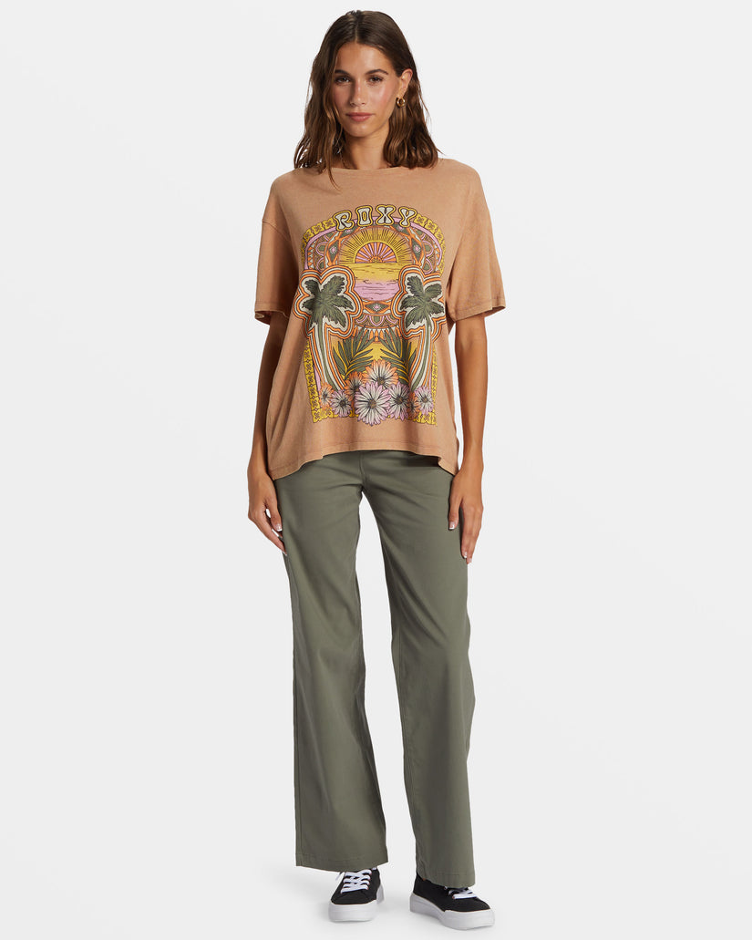 Roxy Morockin Oversized SS Tee CLB0 S