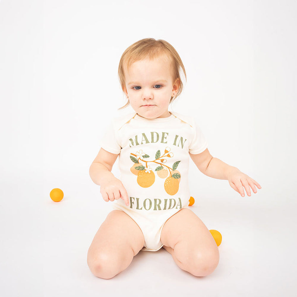 Emerson and Friends Baby Onesie MadeinFlorida 6-12M