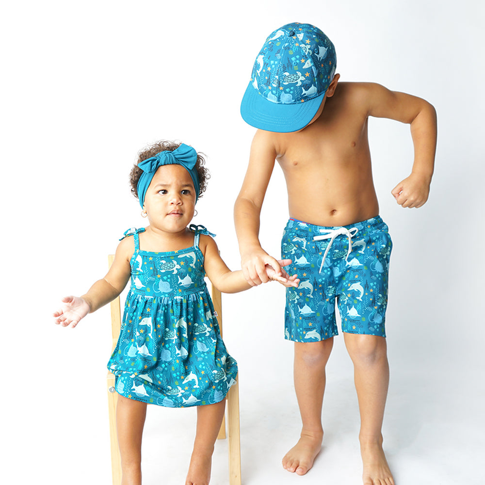 Emerson and Friends Boys Swim Trunks OceanFriends 3-6M
