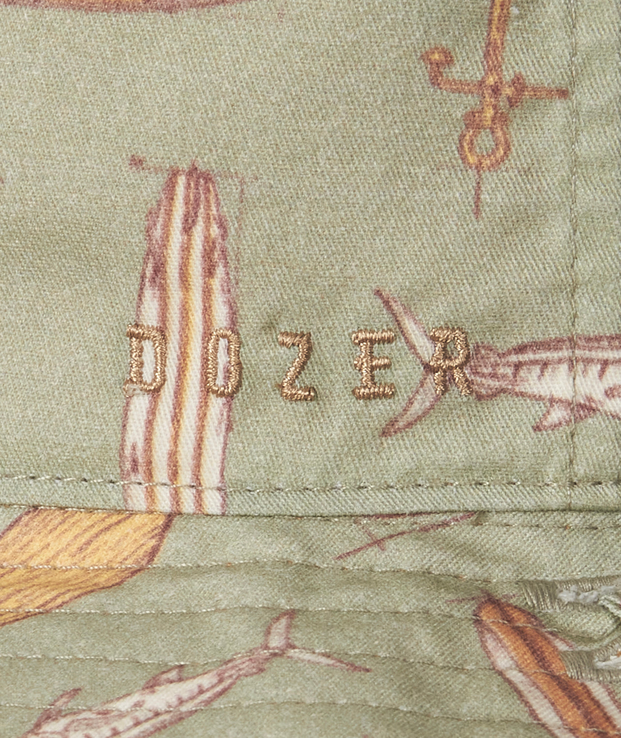 Tank Stream Design Baby Boys Bucket Hat-Lochiel Khaki 12-24