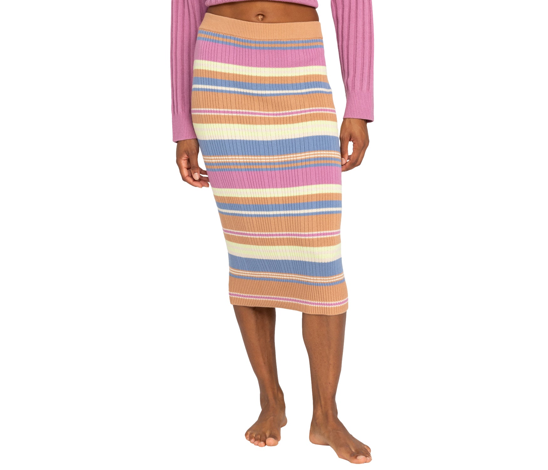 Roxy Playa Morning Knitted Skirt CLB4 L