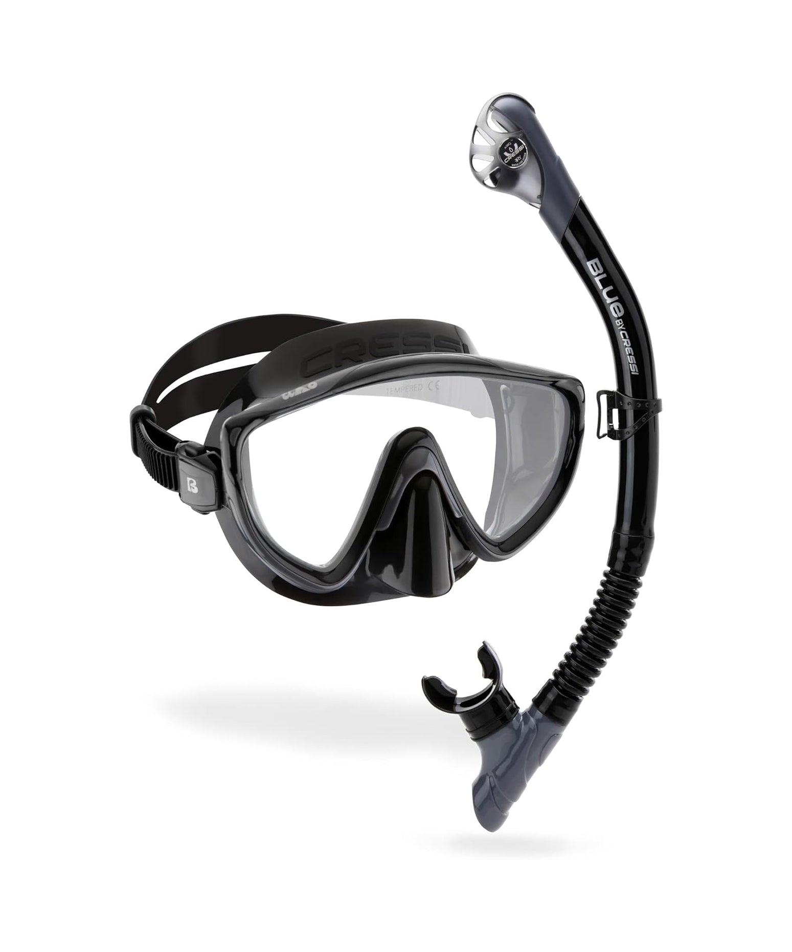 Cressi Tino & Scilla Snorkeling Combo Black/Graphite
