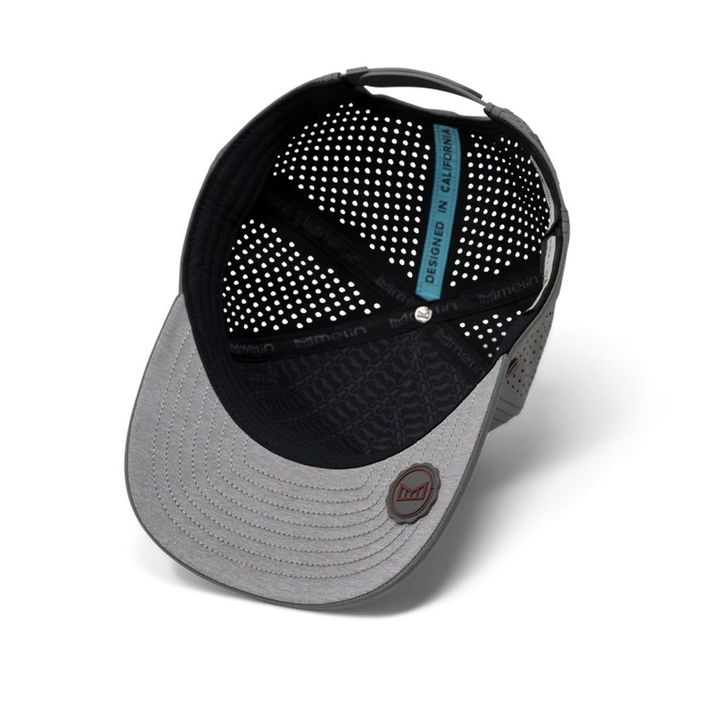 Melin Hydro Odyssey Stacked Hat Pewter C