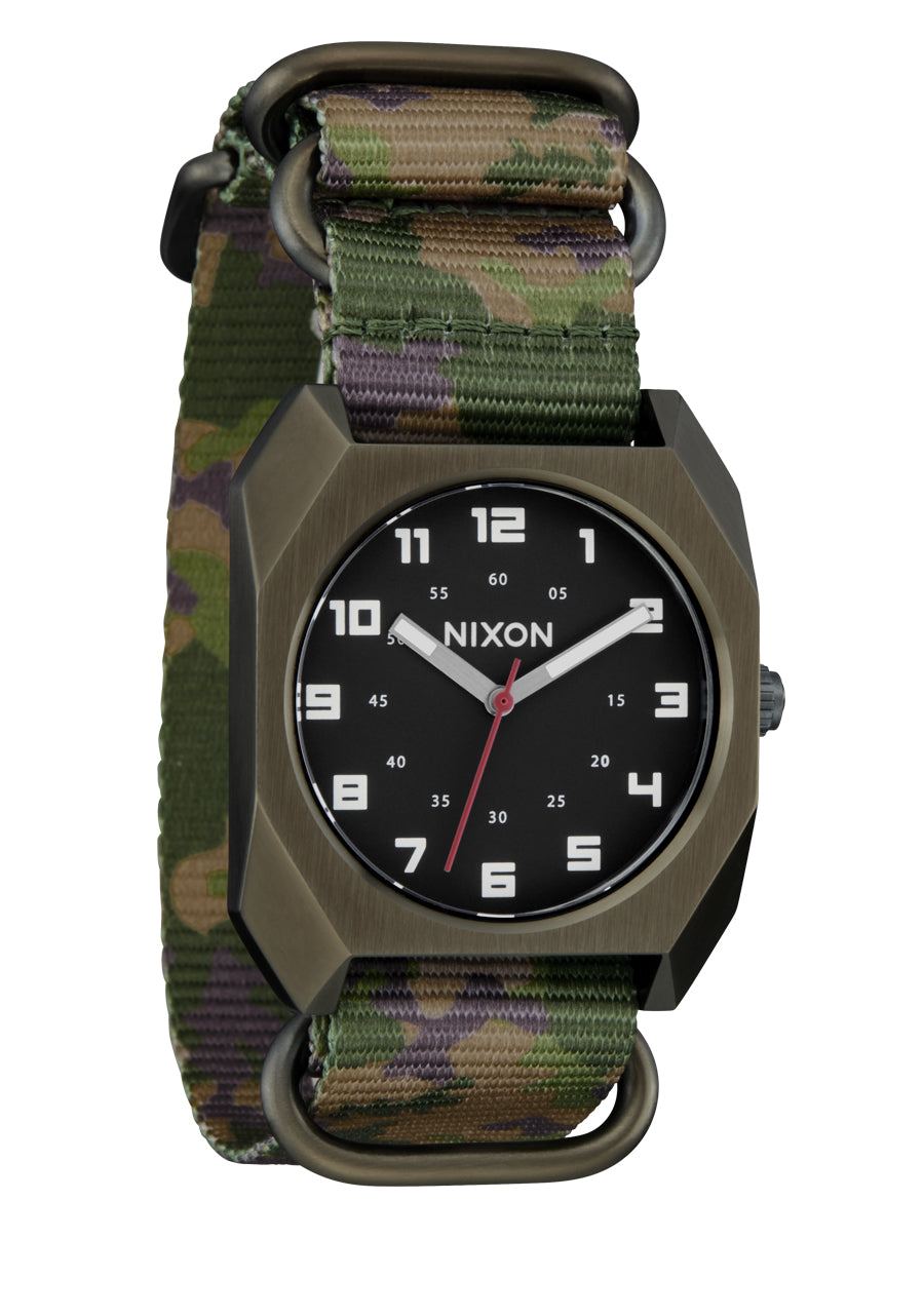 Nixon The Scout Watch 5118-Dark Olive-Camo