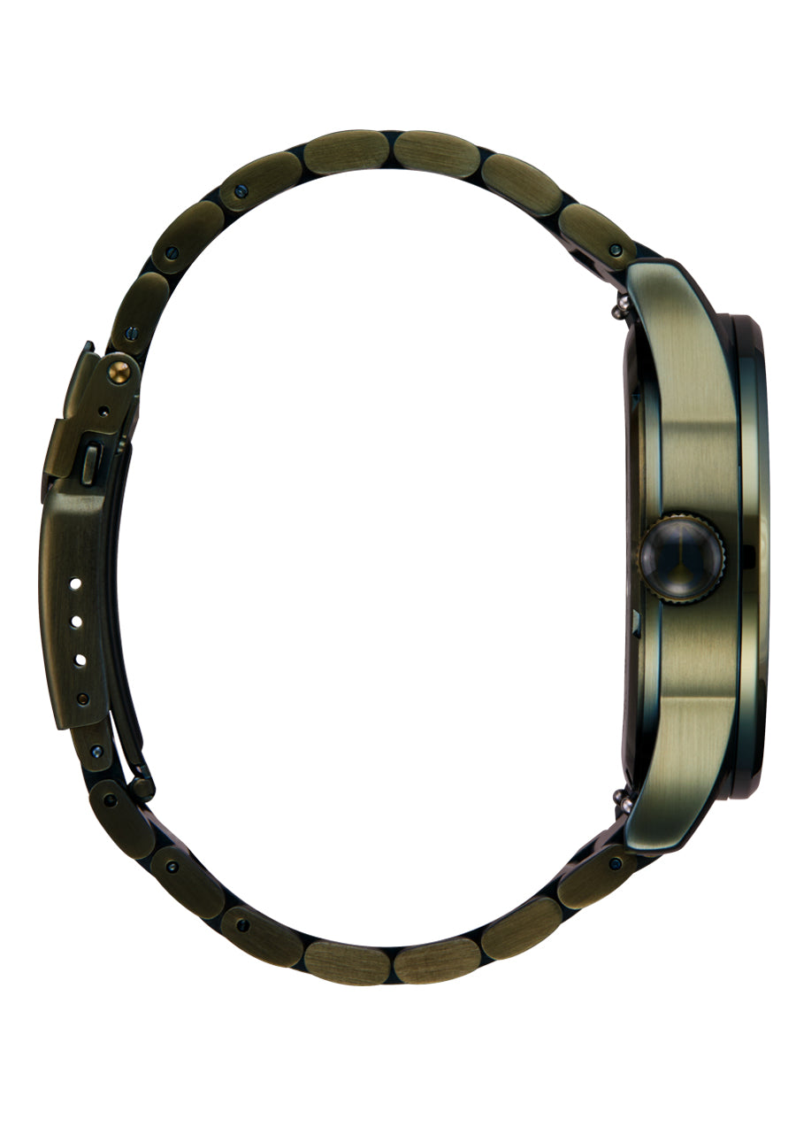 Nixon The Sentry SS Watch 5110-Dark Olive-Black