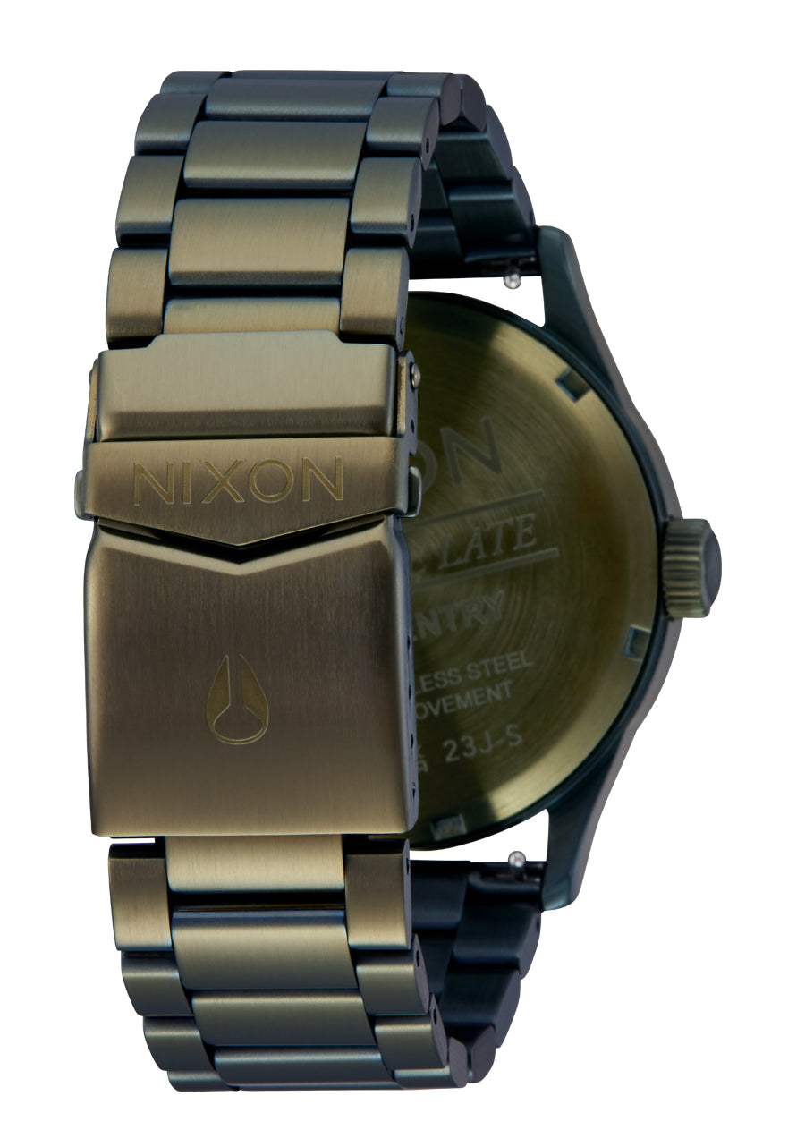 Nixon The Sentry SS Watch 5110-Dark Olive-Black