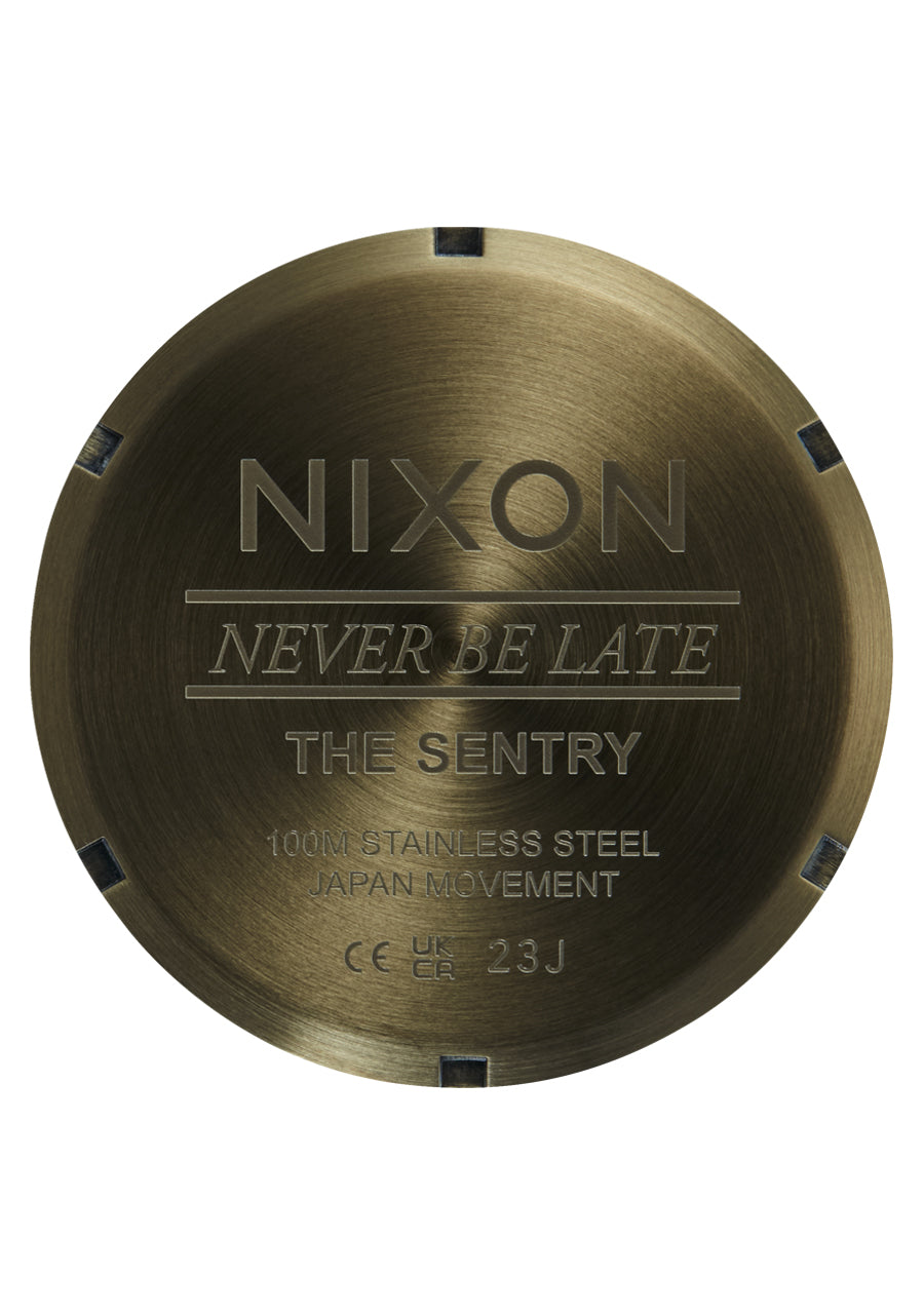 Nixon The Sentry SS Watch 5110-Dark Olive-Black