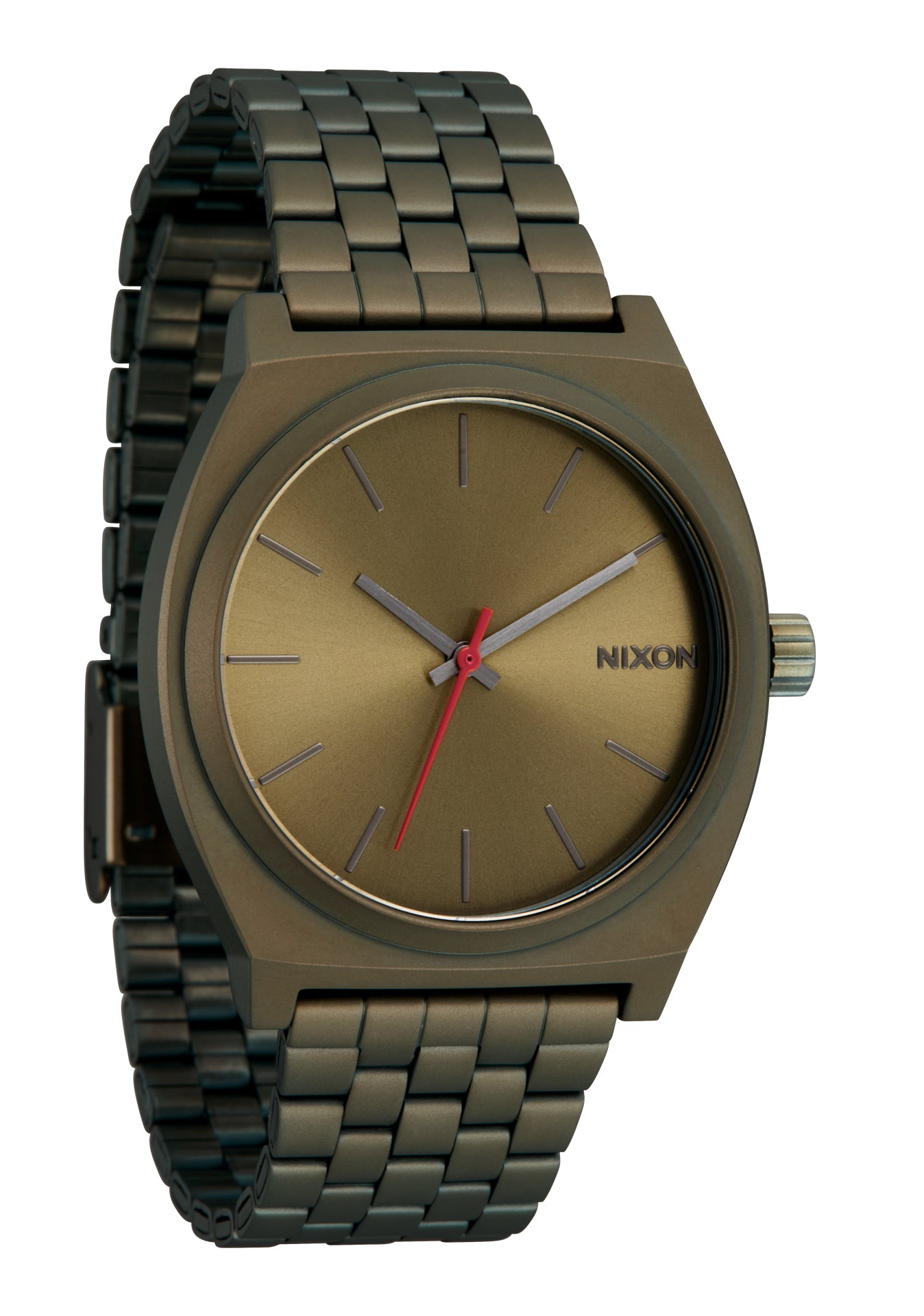 Nixon The Time Teller Watch 5251-Dark Olive-Dark Olive