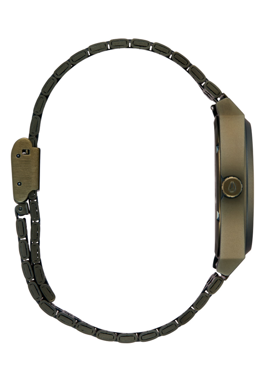Nixon The Time Teller Watch 5251-Dark Olive-Dark Olive