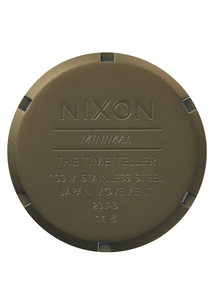 Nixon The Time Teller Watch 5251-Dark Olive-Dark Olive