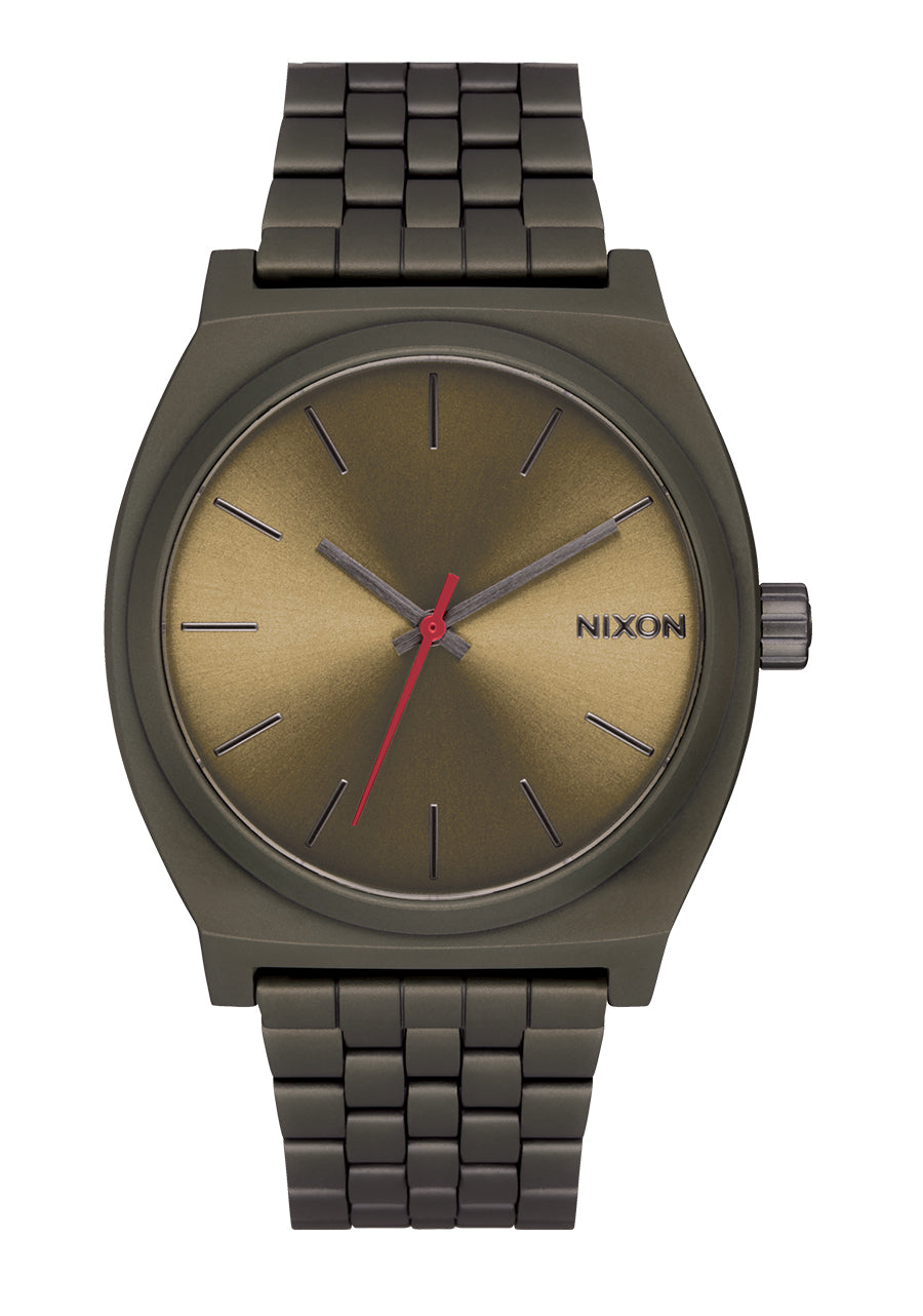 Nixon The Time Teller Watch 5251-Dark Olive-Dark Olive