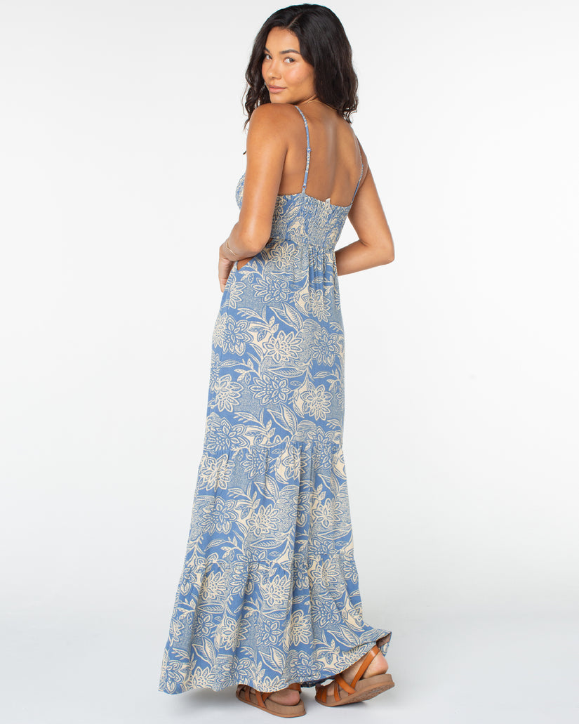 Roxy Hot Tropics Printed Maxi Dress BKP8 M