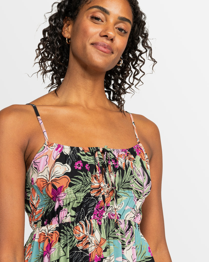 Roxy La Vida Mini Strappy Dress KTA2 M