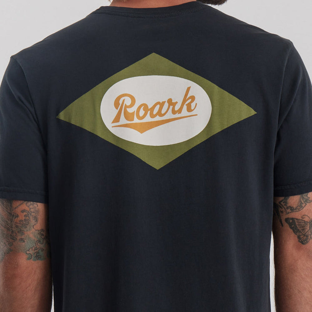 Roark Diamond Script SS Tee BLK M