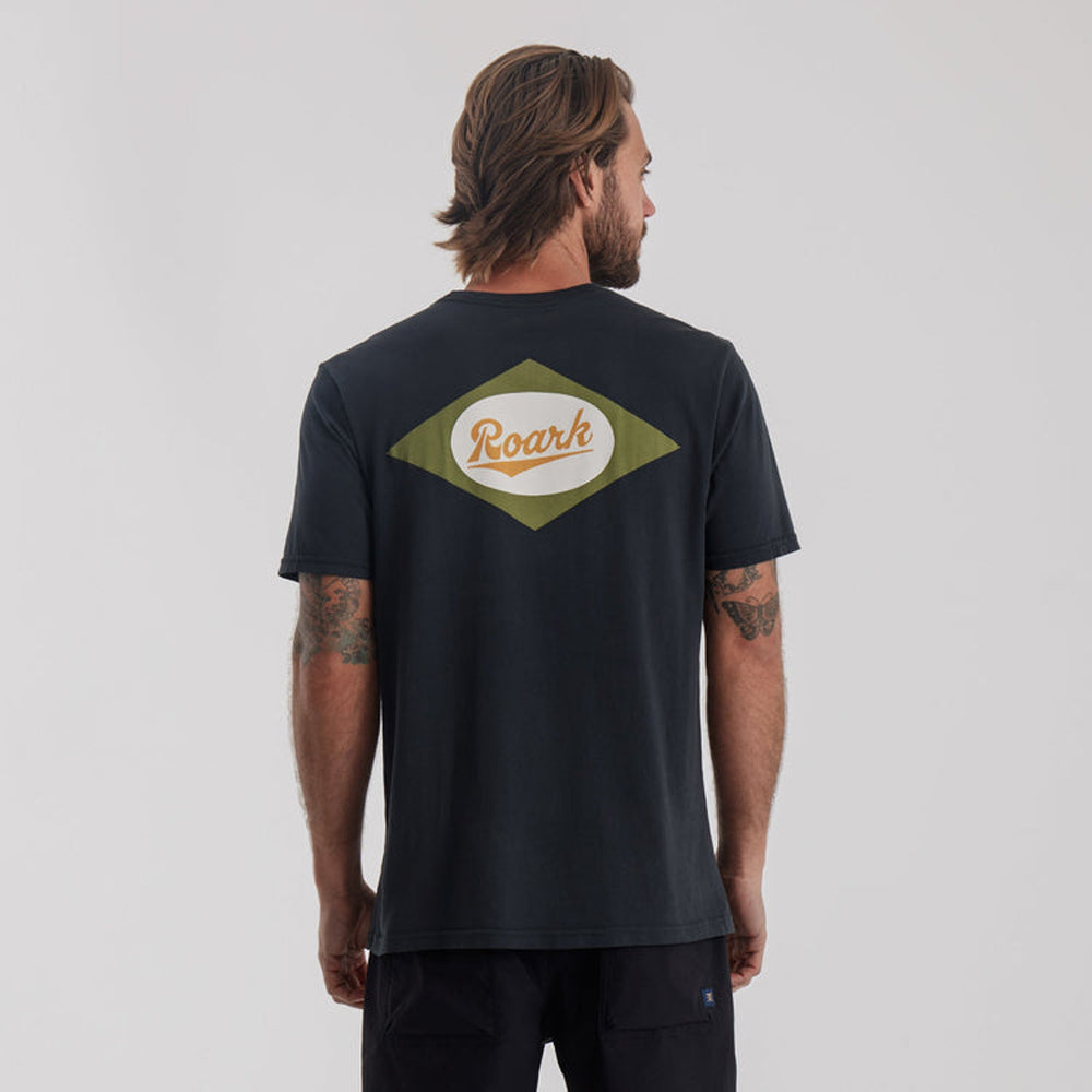 Roark Diamond Script SS Tee BLK S