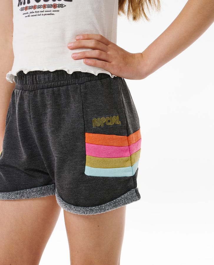 Rip Curl Girls Surf Revival Short 8264-WashedBlack 12