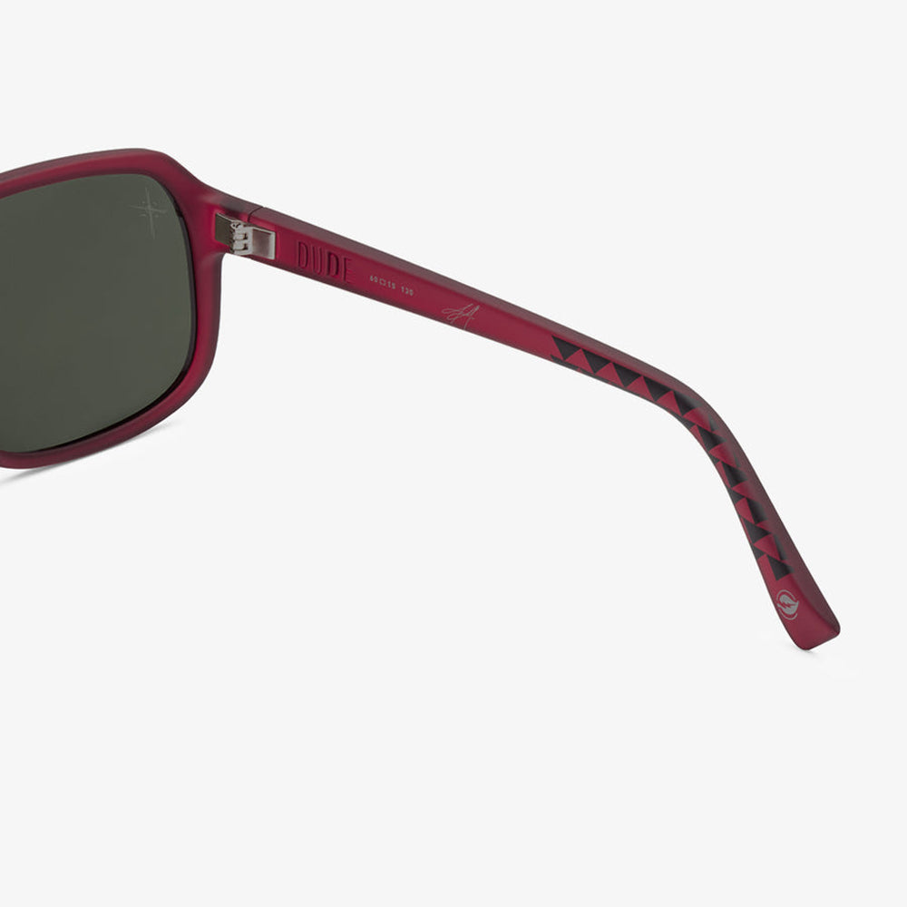 Electric JM Dude Polarized Sunglasses BoarsBlood Grey