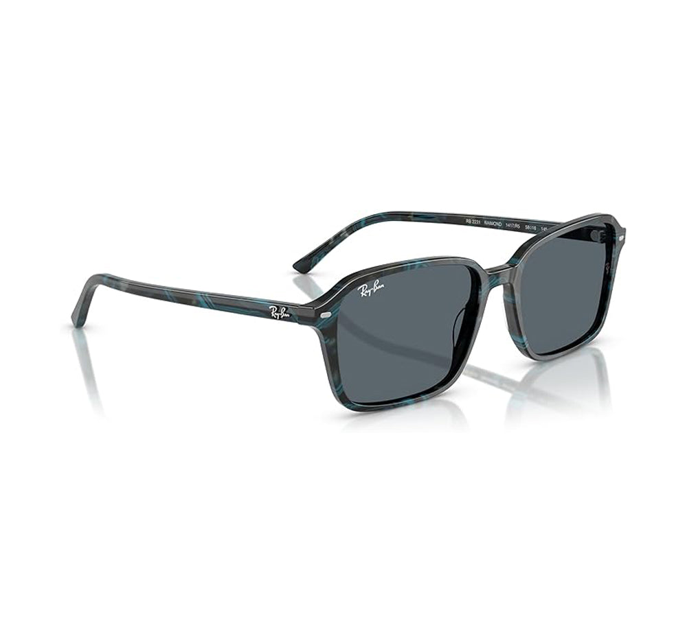 Ray-Ban Raimond Sunglasses TransFansyBlueGrey Blue